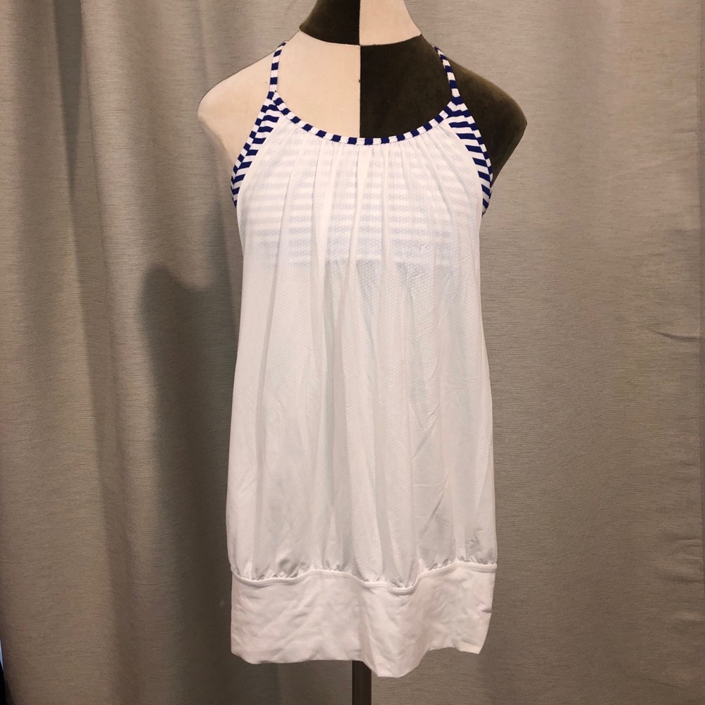 lululemon No Limit blue/white Tank